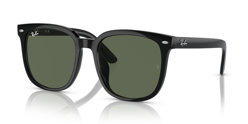 Ray-Ban RB4401D XXL (57 - 20) with Green lenses and Black frame