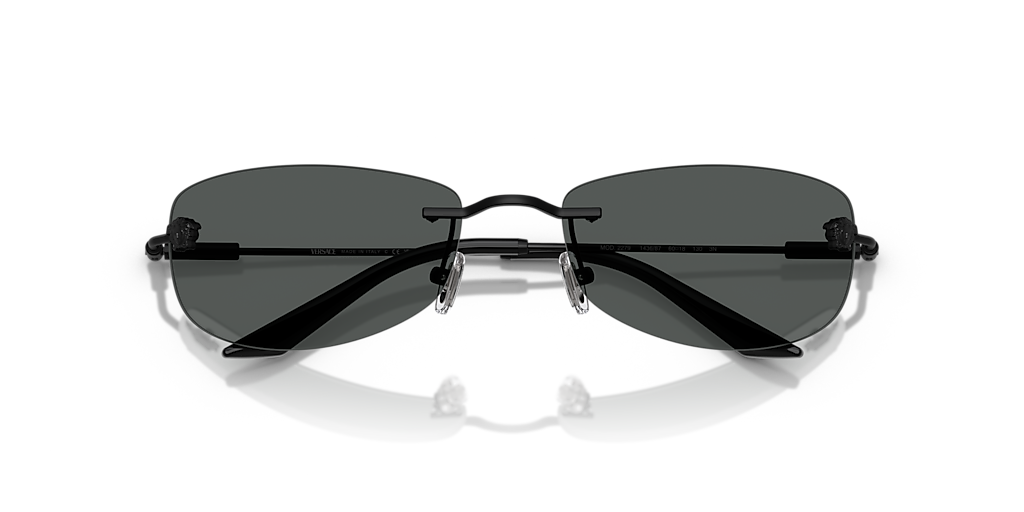 Versace VE2279 XL (60 - 18) with Grey lenses and Black frame