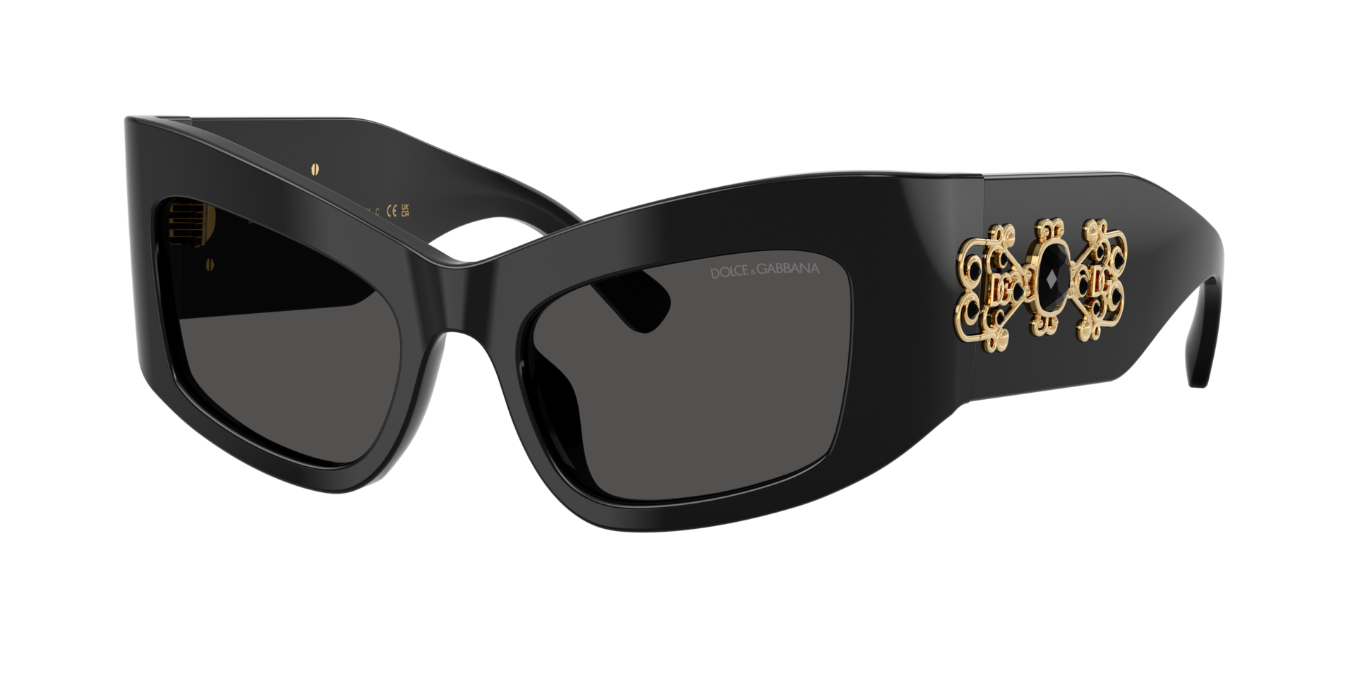 Dolce&Gabbana Woman Sunglass DG4524B - Frame color: Black, Lens color: Dark Grey