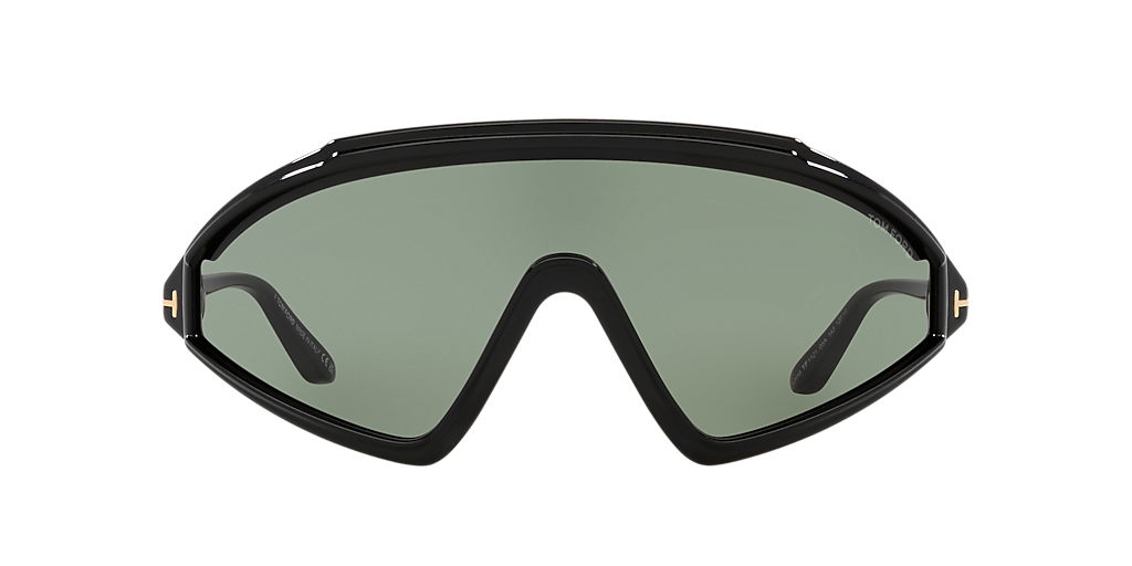 TOM FORD Lorna TR Black - Men Luxury Sunglasses, Grey Lens