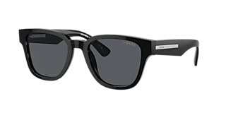 Prada PR A21S M (53 - 20) with Grey lenses and Black frame