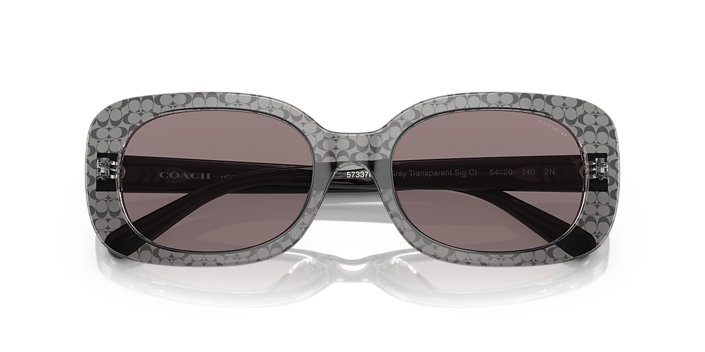 【送料,関税込】 COACHサングラス CD471 HC8358U Coach HC8358U CD471 L (54 - 20) with Violet lenses and