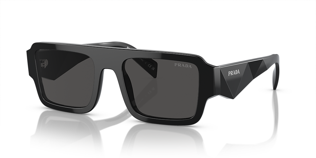 Prada PR A05SF L (55 - 19) with Grey lenses and Black frame