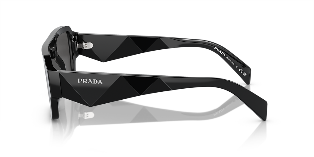 Prada PR A05SF L (55 - 19) with Grey lenses and Black frame