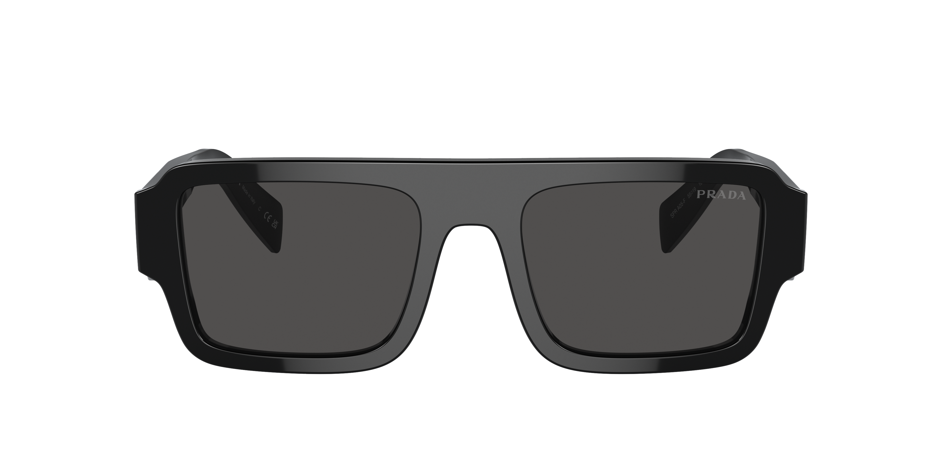 Prada PR A05SF L (55 - 19) with Grey lenses and Black frame