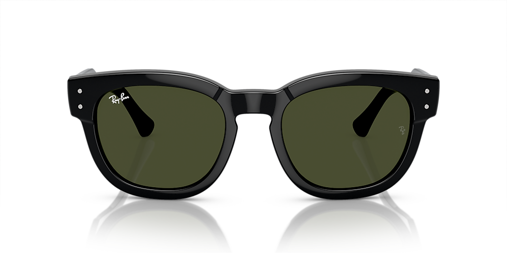 Ray-Ban Mega Hawkeye L (53 - 21) with Green lenses and Black frame