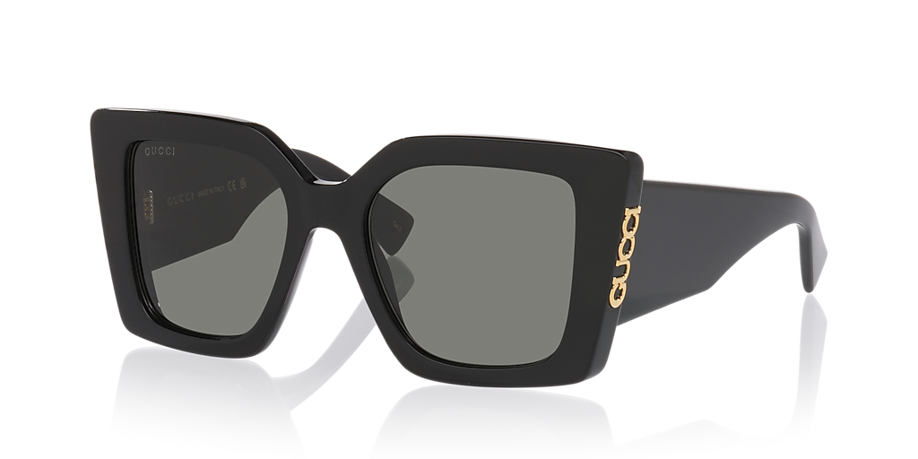 GUCCI GG 245/S ブラックサングラス Gucci GG1338SK M (54 - 19) with Grey lenses and Black frame