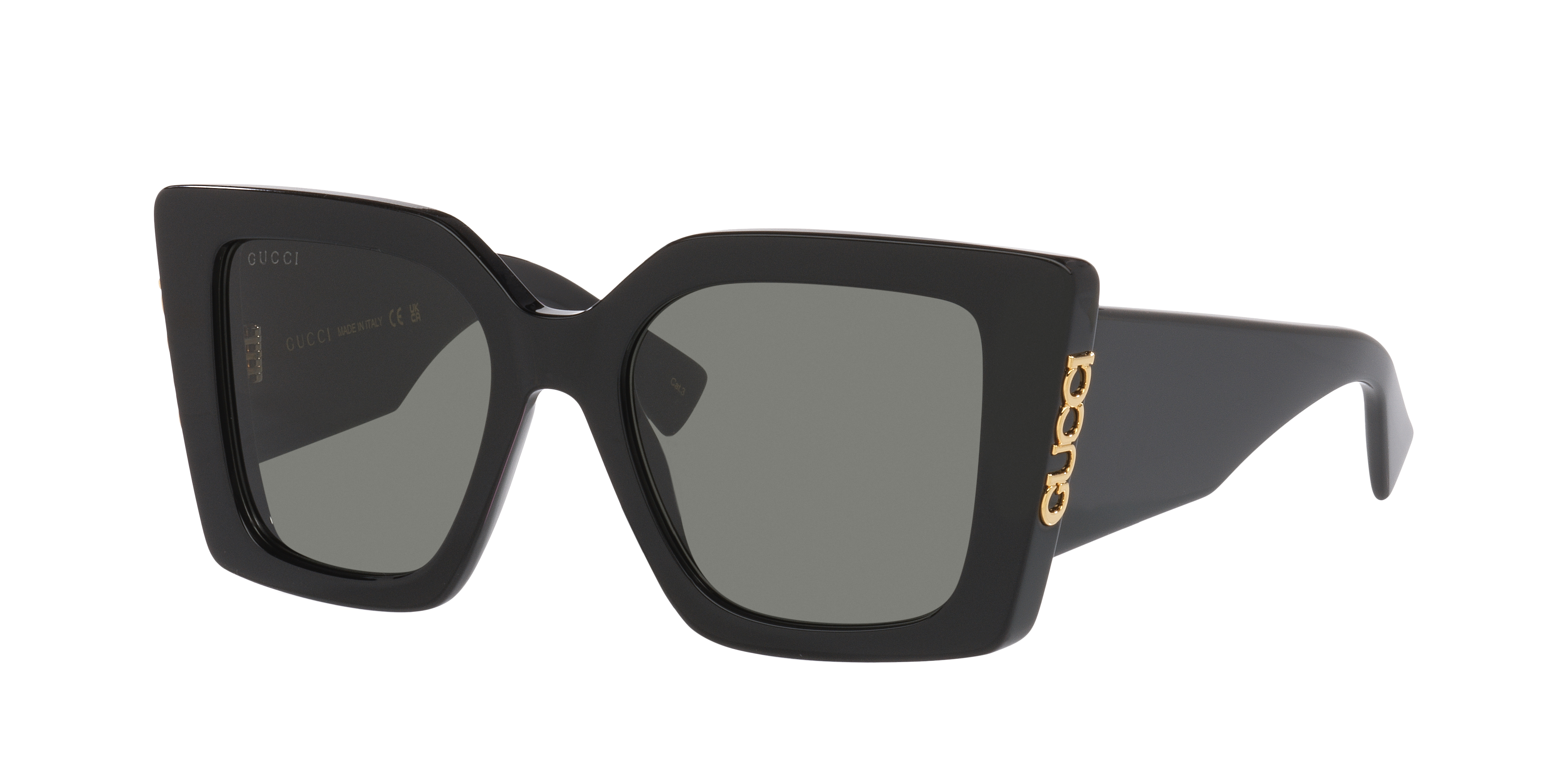 Gucci Gg2039S XS (51 - 19) with Grey lenses and Black frame