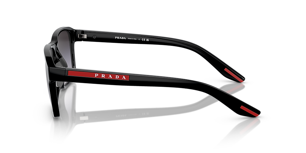 PRADA LINEA ROSSA PS 05YS Black - Men Sunglasses, Grey Gradient Lens