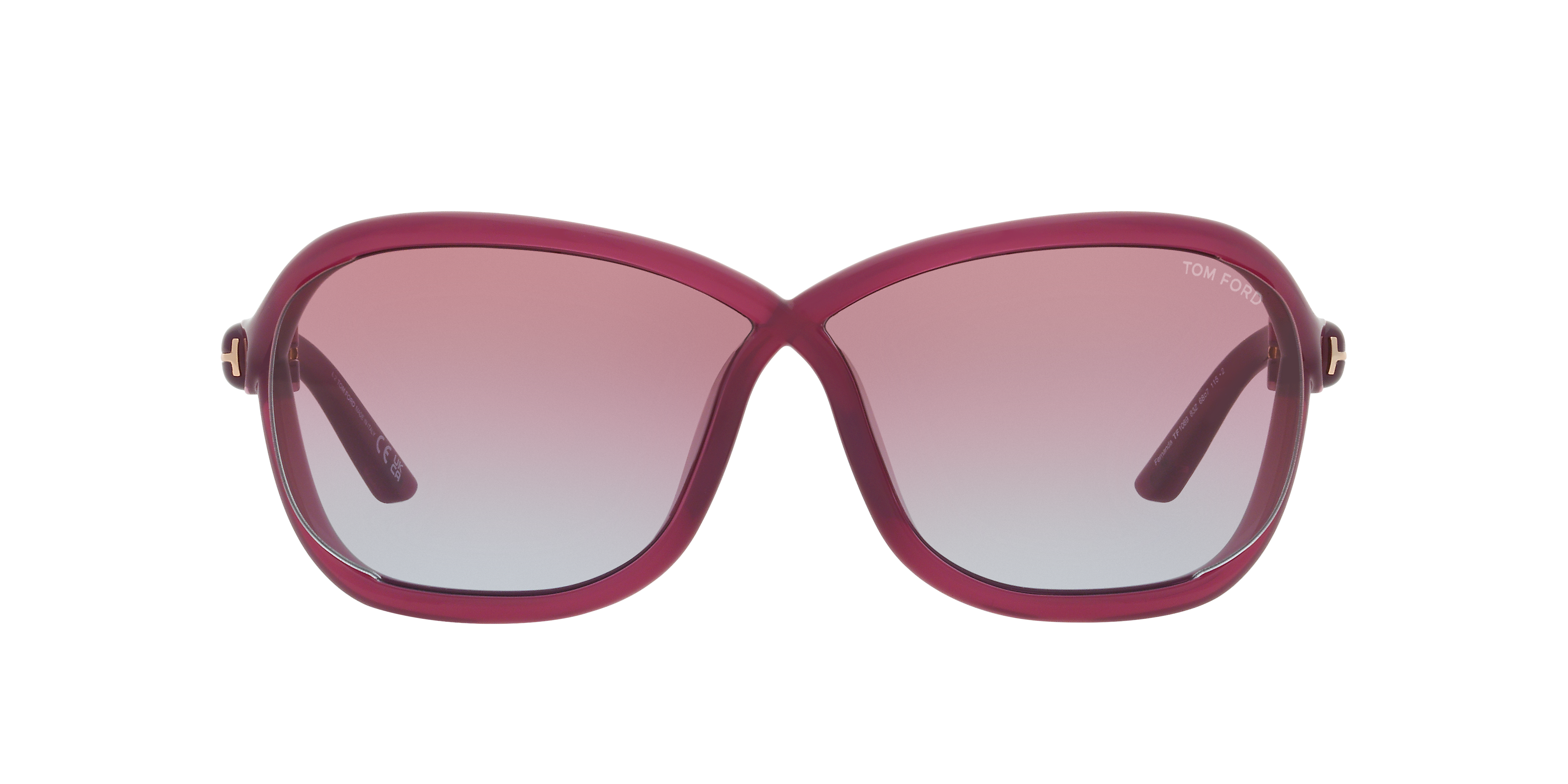 Tom Ford Fernanda XXL (68 - 07) with Violet lenses and