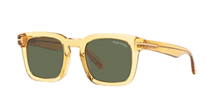 Tom Ford Ft0447 Jacob L (60 - 15) with Green lenses and Brown
