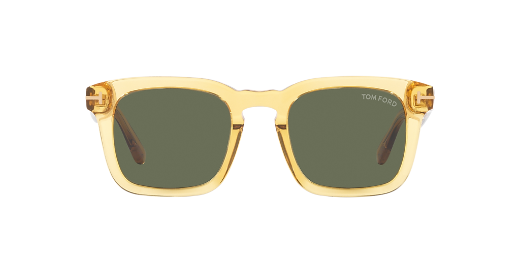 Tom Ford FT0751 XXL (50 - 22) with Green lenses and Yellow frame