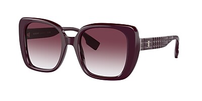 Burberry BE4371 Helena 52 Grau Polar & Schwarz Polarisiert 