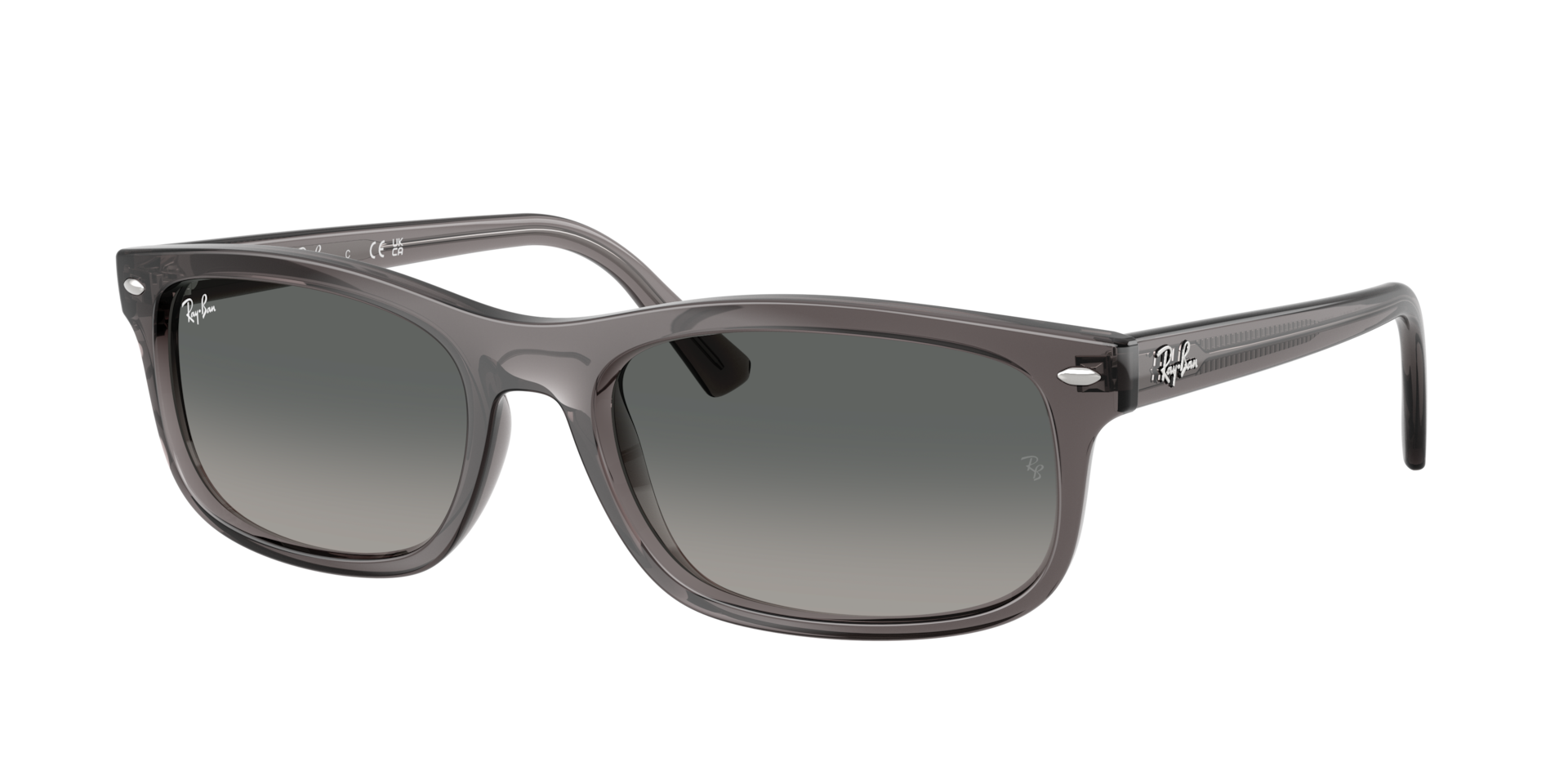 Ray-Ban Unisex Sunglass RB2224 -  Frame color: Opal Light Grey, Lens color: Grey Gradient