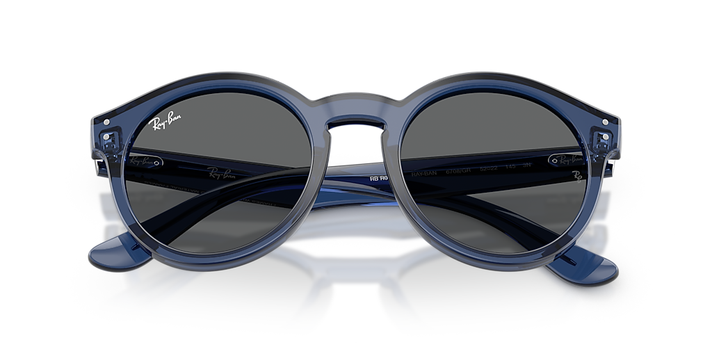 Ray-Ban 2180 Reverse M (52 - 22) with Grey lenses and Blue frame Ray-Ban 2180 Reverse M (52 - 22) with Grey lenses and Blue frame
