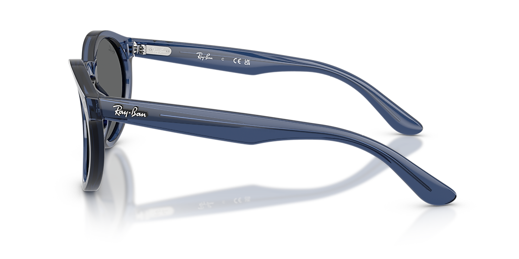 Ray-Ban 2180 Reverse M (52 - 22) with Grey lenses and Blue frame