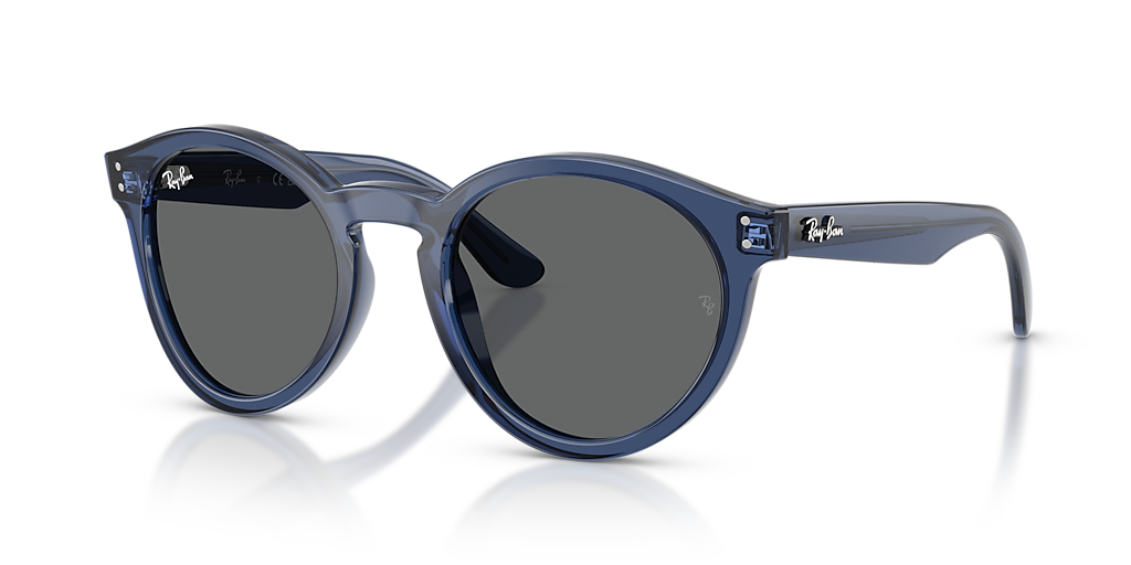 yü Ray-Ban 2180 Reverse M (52 - 22) with Grey lenses and Blue frame
