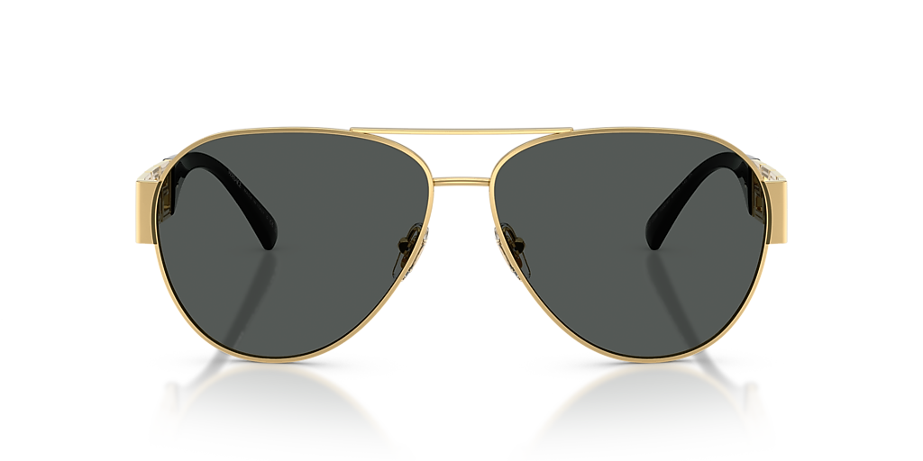 Versace VE2289 XL (61 - 13) with Grey lenses and Gold frame  display picture 2