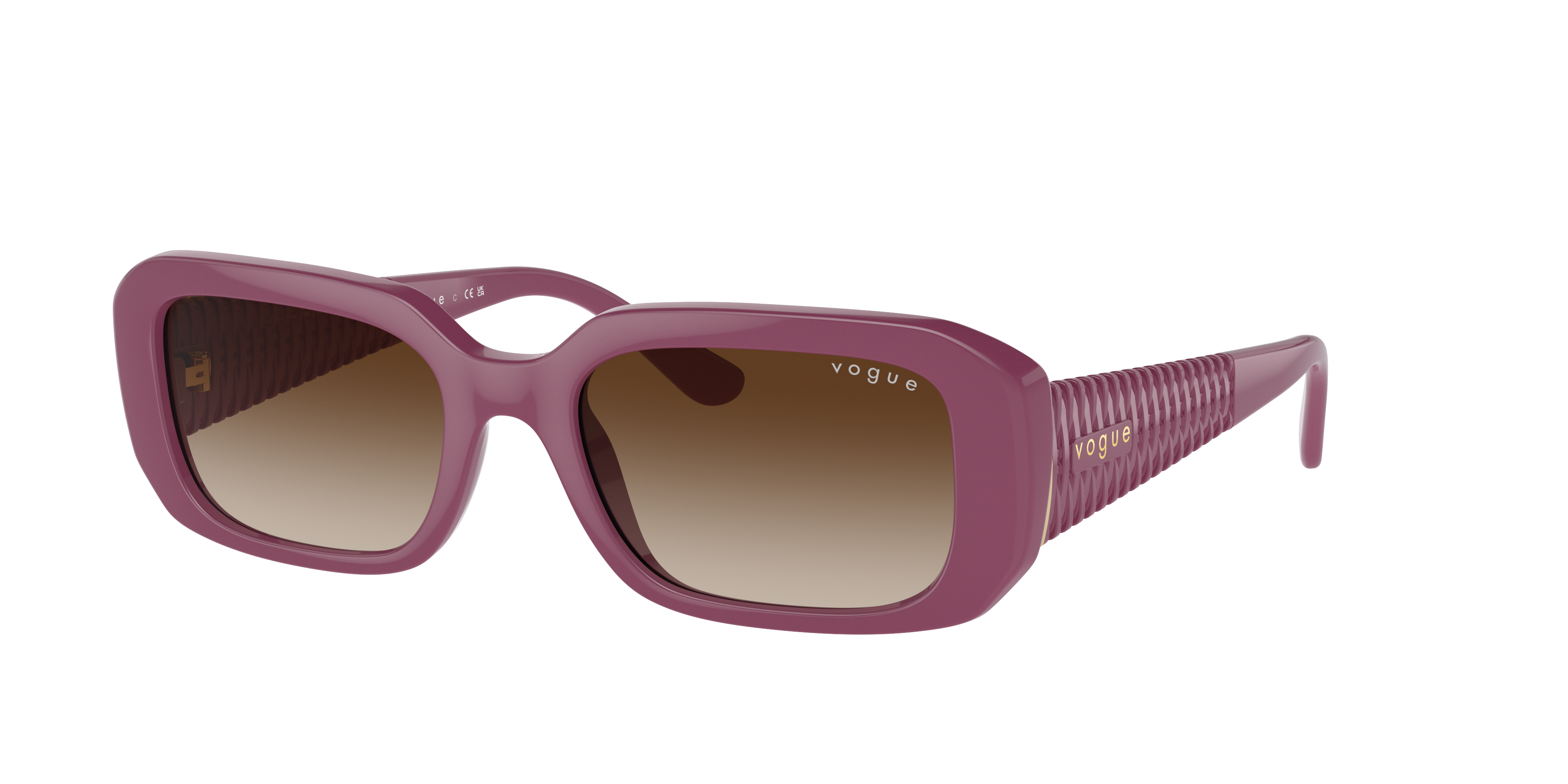 Vogue Eyewear Woman Sunglass VO5565S -  Frame color: Full Purple, Lens color: Brown Gradient