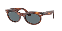 Ray-Ban RB2242 Wayfarer Oval L (53 - 22) with Brown lenses  display picture 1