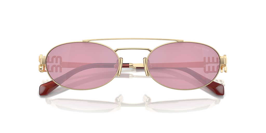【送料,関税込】MIU MIU サングラス MU54ZS Miu Miu MU 54ZS M (53 - 19) with Pink lenses and Gold frame