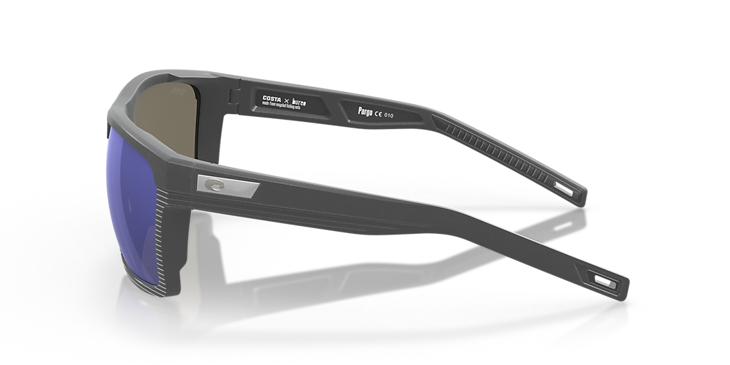 COSTA 6S9086 Pargo Dark Gray - Man Sunglasses, Blue Mirror Lens