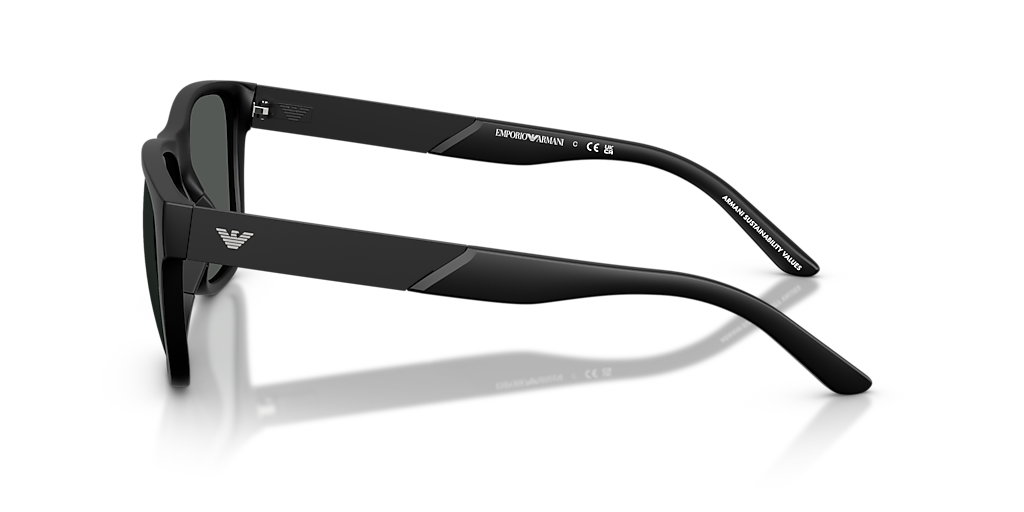 Emporio Armani EA4243 XL (56 - 18) with Grey lenses and Black