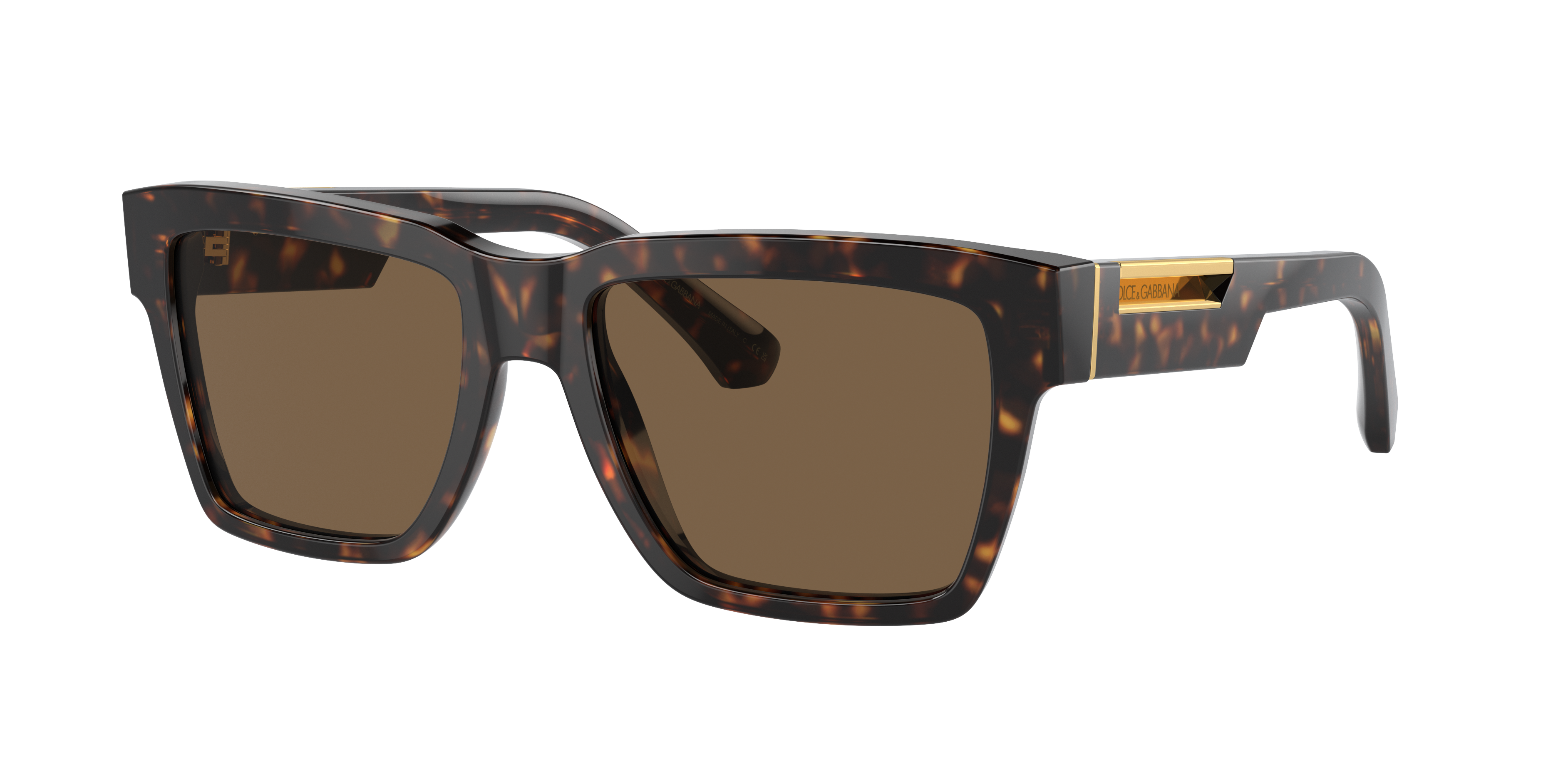 Dolce&Gabbana Man Sunglass DG4465 -  Frame color: Havana, Lens color: Dark Brown