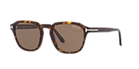 TOM FORD FT0931 Tortoise Black - Men Luxury Sunglasses, Brown Polarized Lens