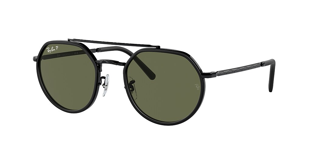 Ray-Ban RB3765 53 Green & Black Polarized Sunglasses | Sunglass Hut USA