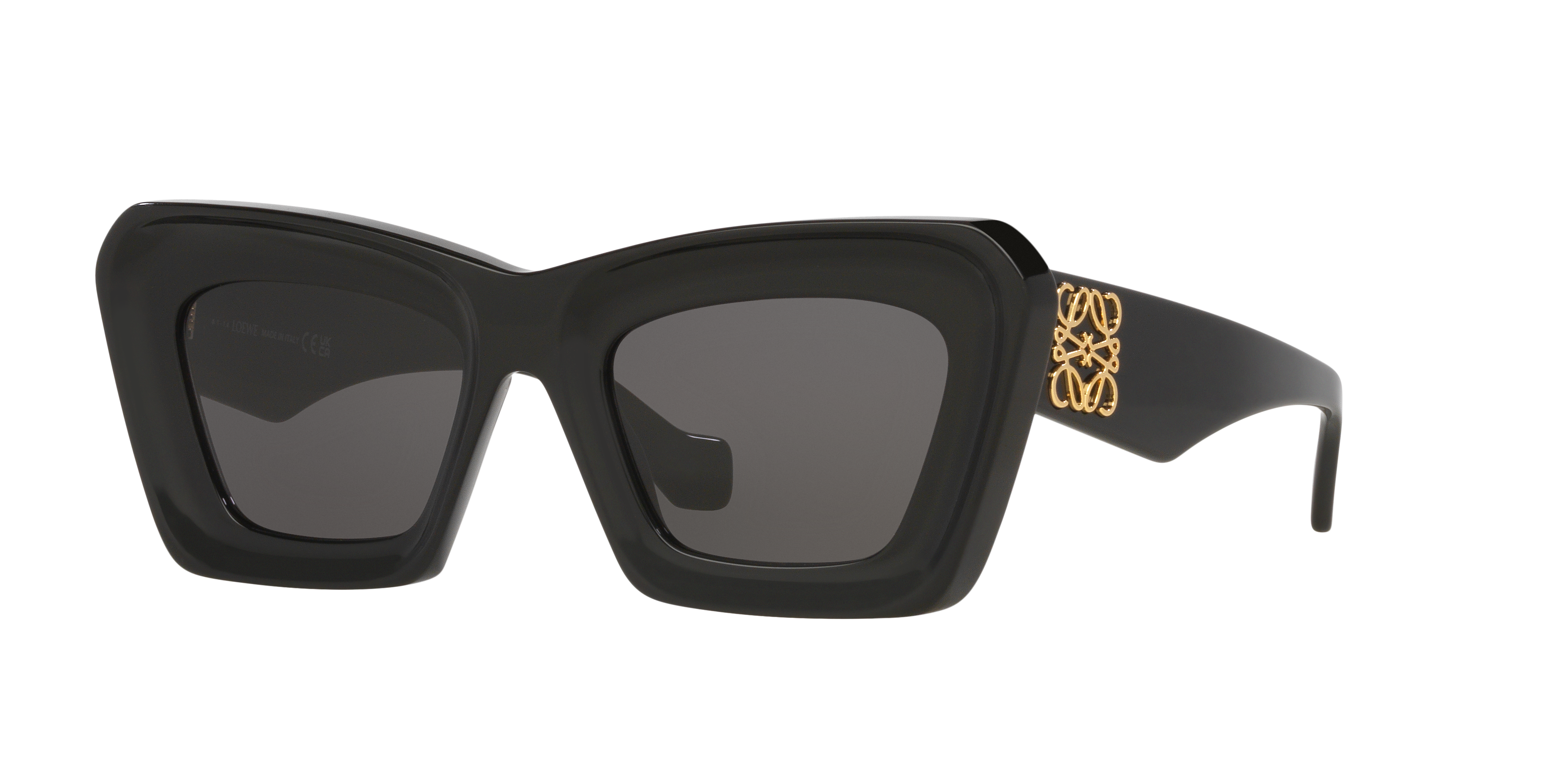 Loewe ロエベ サングラス LW40145I Loewe Lw40145I S (52 - 21) with Grey lenses and Black frame