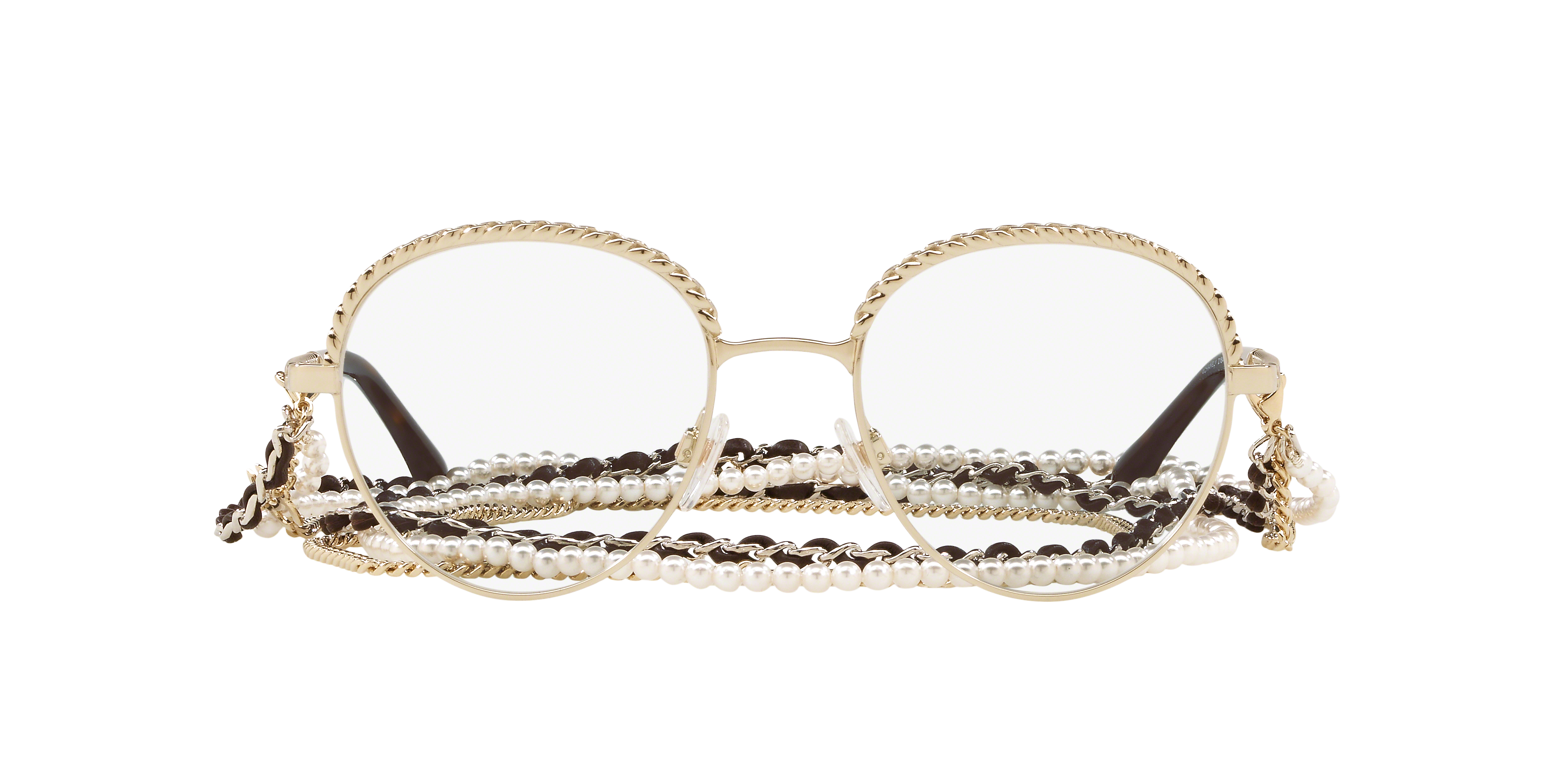 Chanel CH2184 S (50 - 19) with Transparent lenses and Gold frame