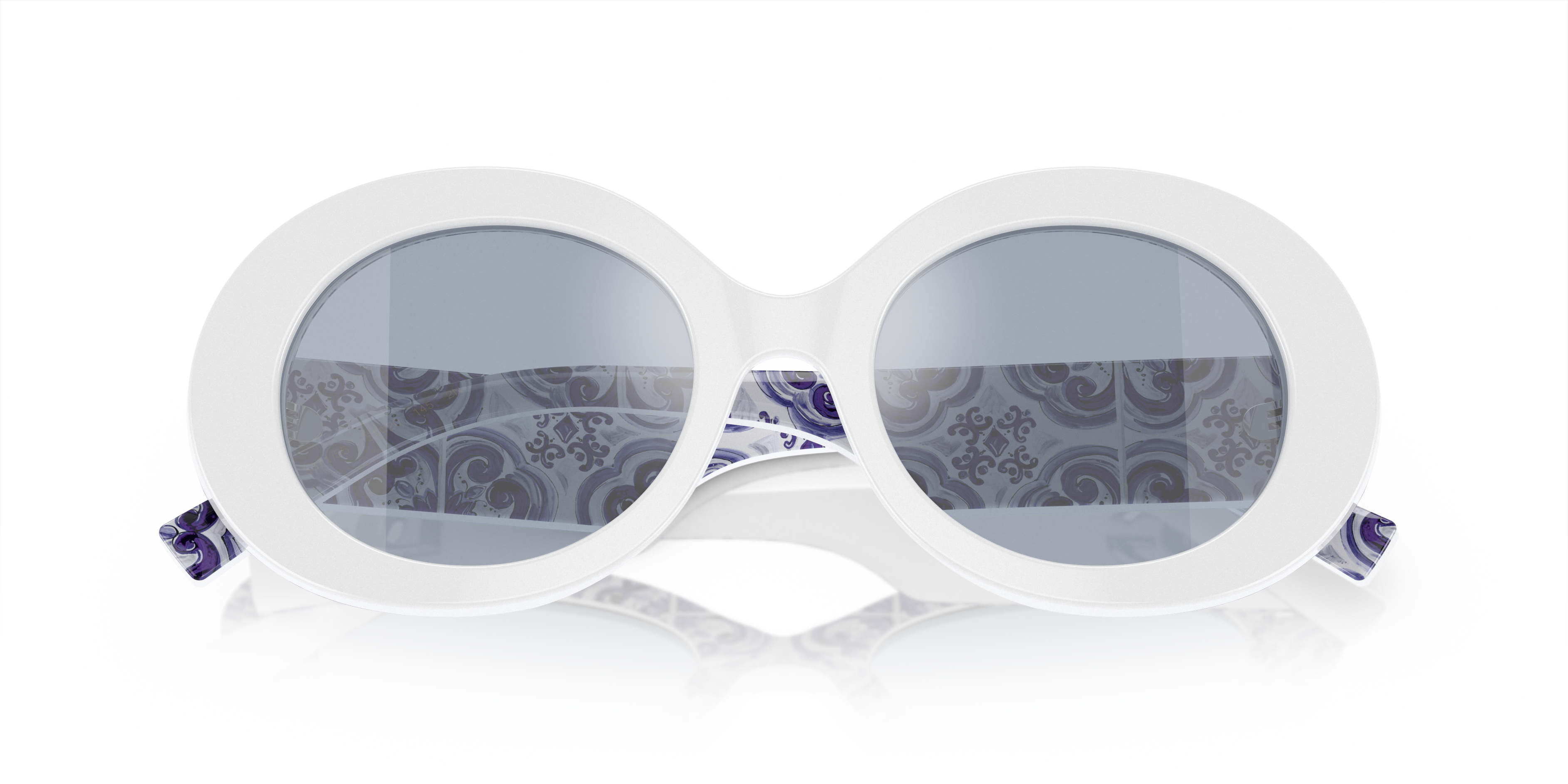 Dolce&Gabbana DG4448 S (51 - 20) with Blue lenses and White