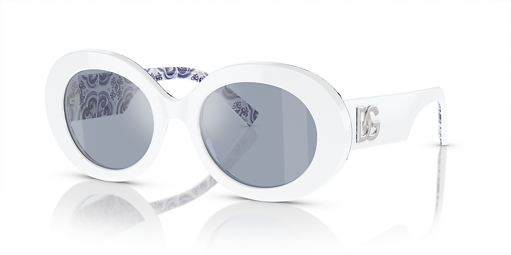 Dolce&Gabbana DG4448 S (51 - 20) with Blue lenses and White