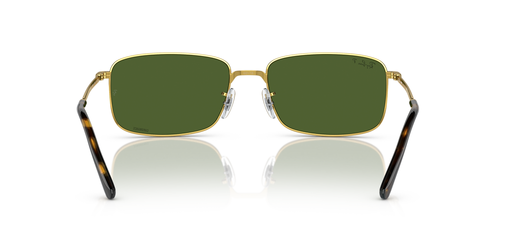 Ray-Ban ゴールドフレーム グリーンレンズ サングラス RB3717 Sunglasses in Gold and Dark Green - RB3717 | Ray-Ban® US
