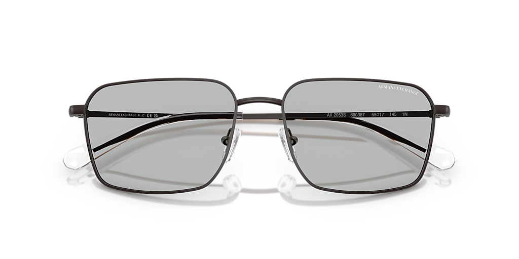 Armani Exchange AX2053S L (57 - 17) com Lentes Cinza e Armação