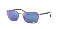 Ray-Ban RB3684CH RB3684 Polarized+ Lenses XL (58 - 18) com Lentes