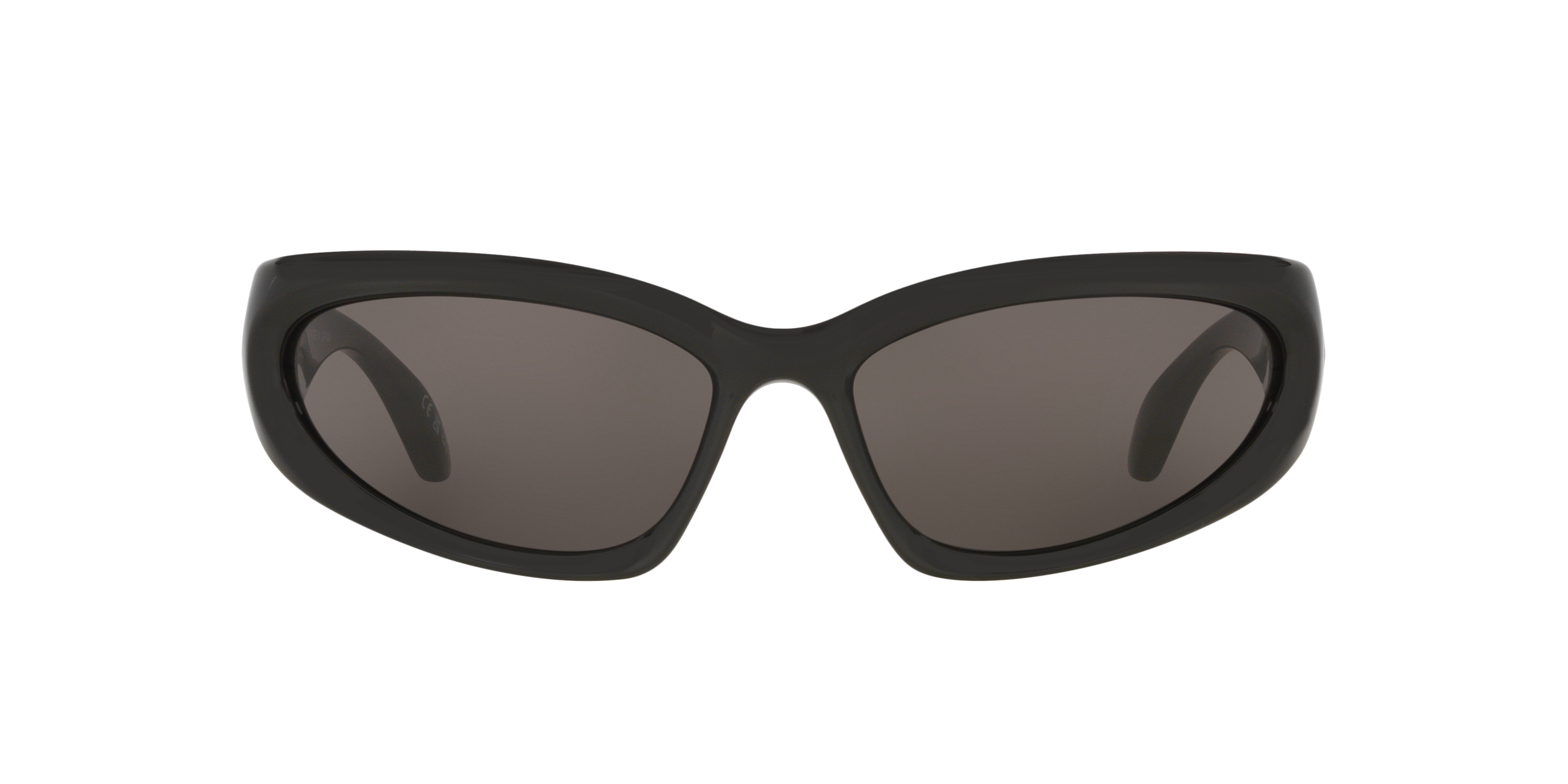 サングラス BALENCIAGA Balenciaga - BB0365S-001 - BLACK-BLACK-GREY BALENCIAGA BB0365S 001 Sunglasses Black Frame Grey Lenses