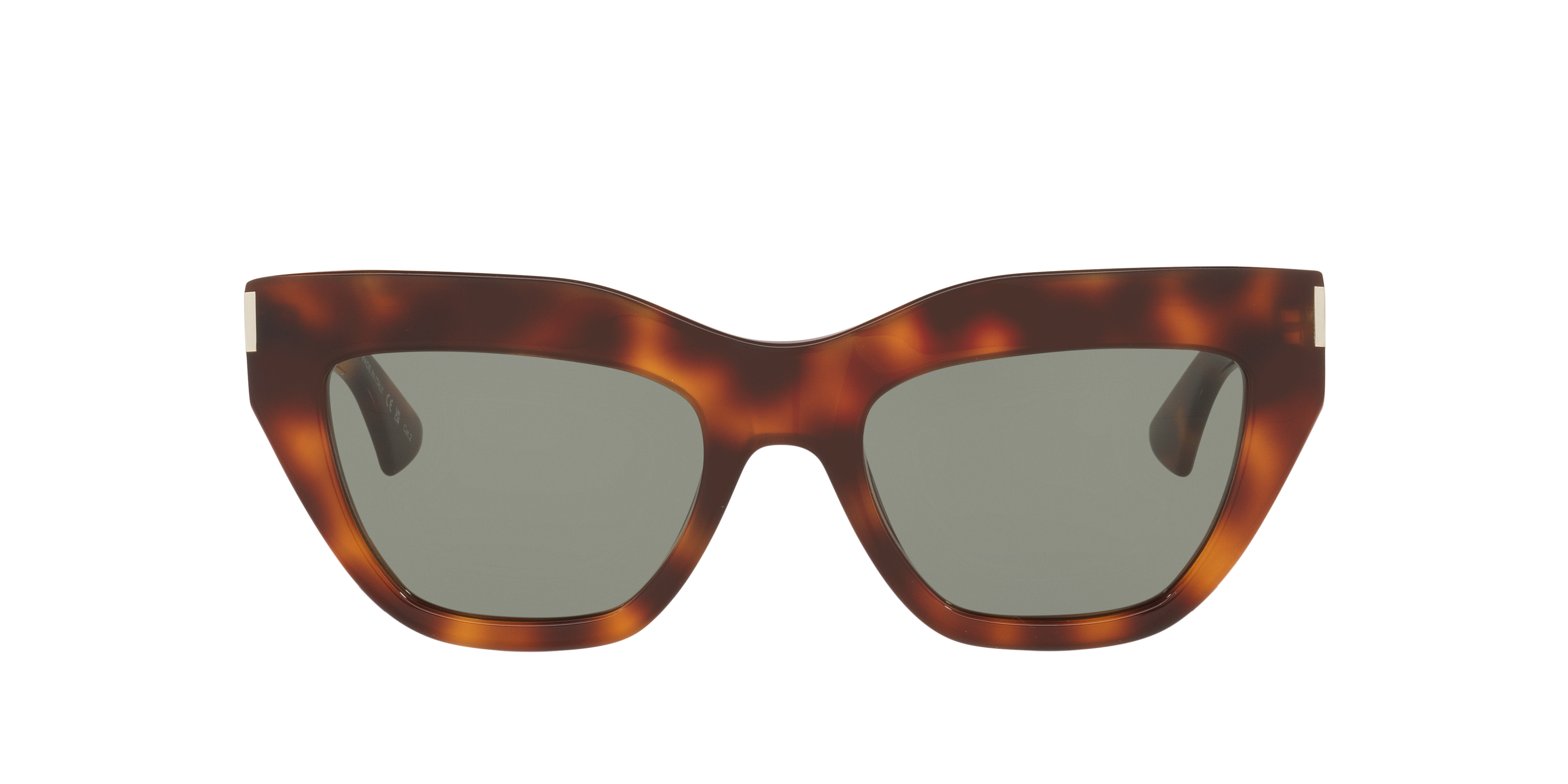 Saint Laurent SL759 L (53 - 20) with Green lenses and Tortoise