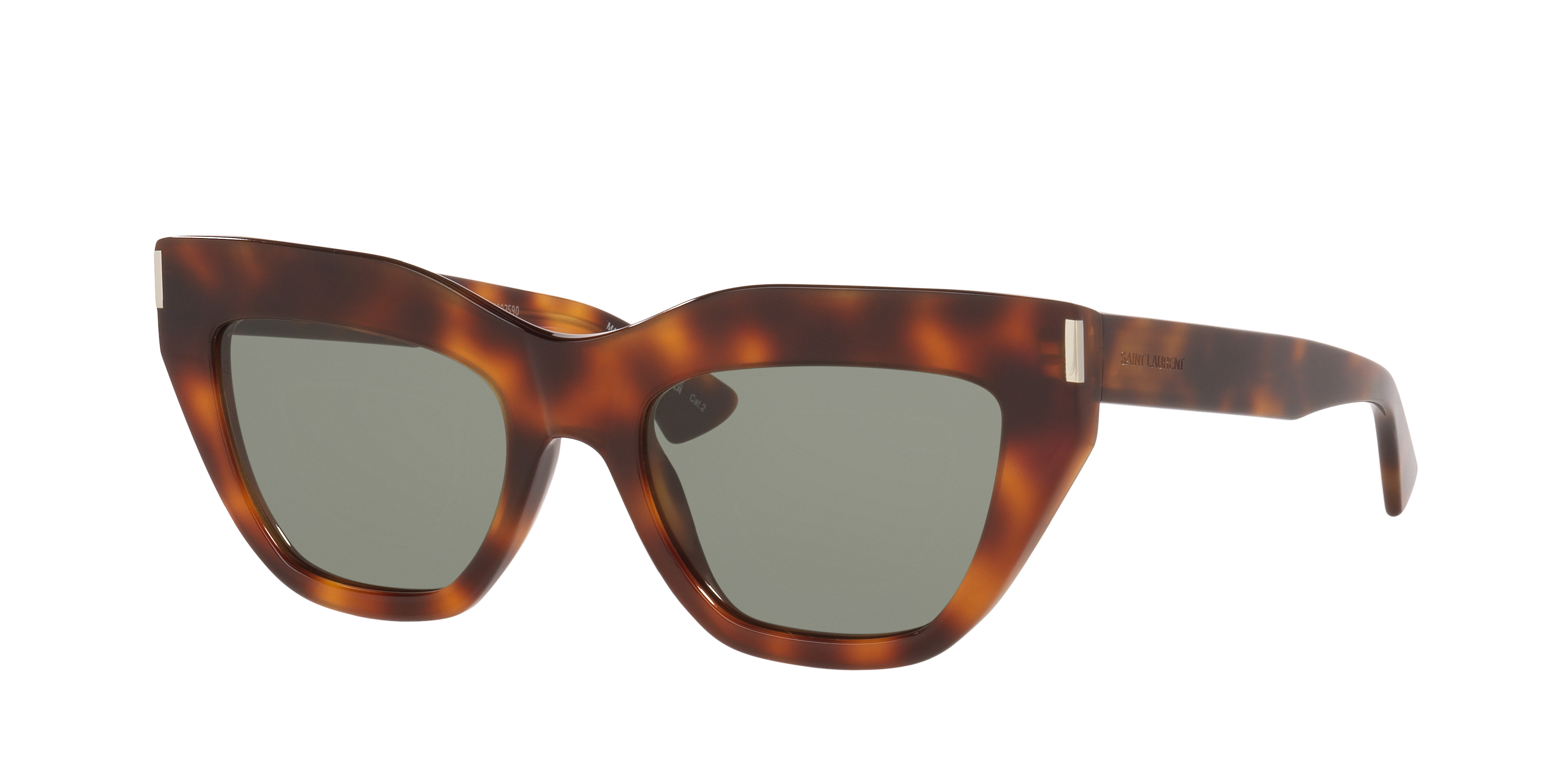 Saint Laurent Woman Sunglass SL759 -  Frame color: Tortoise, Lens color: Green