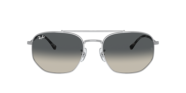 Ray-Ban RB3707 57 Grey & Gunmetal Polarized Sunglasses | Sunglass 