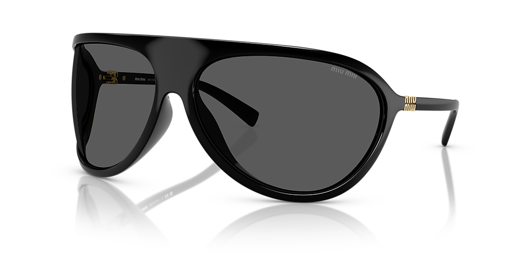 miu  Miu Miu MU A01S XL (75 - 16) with Grey lenses and Black frame