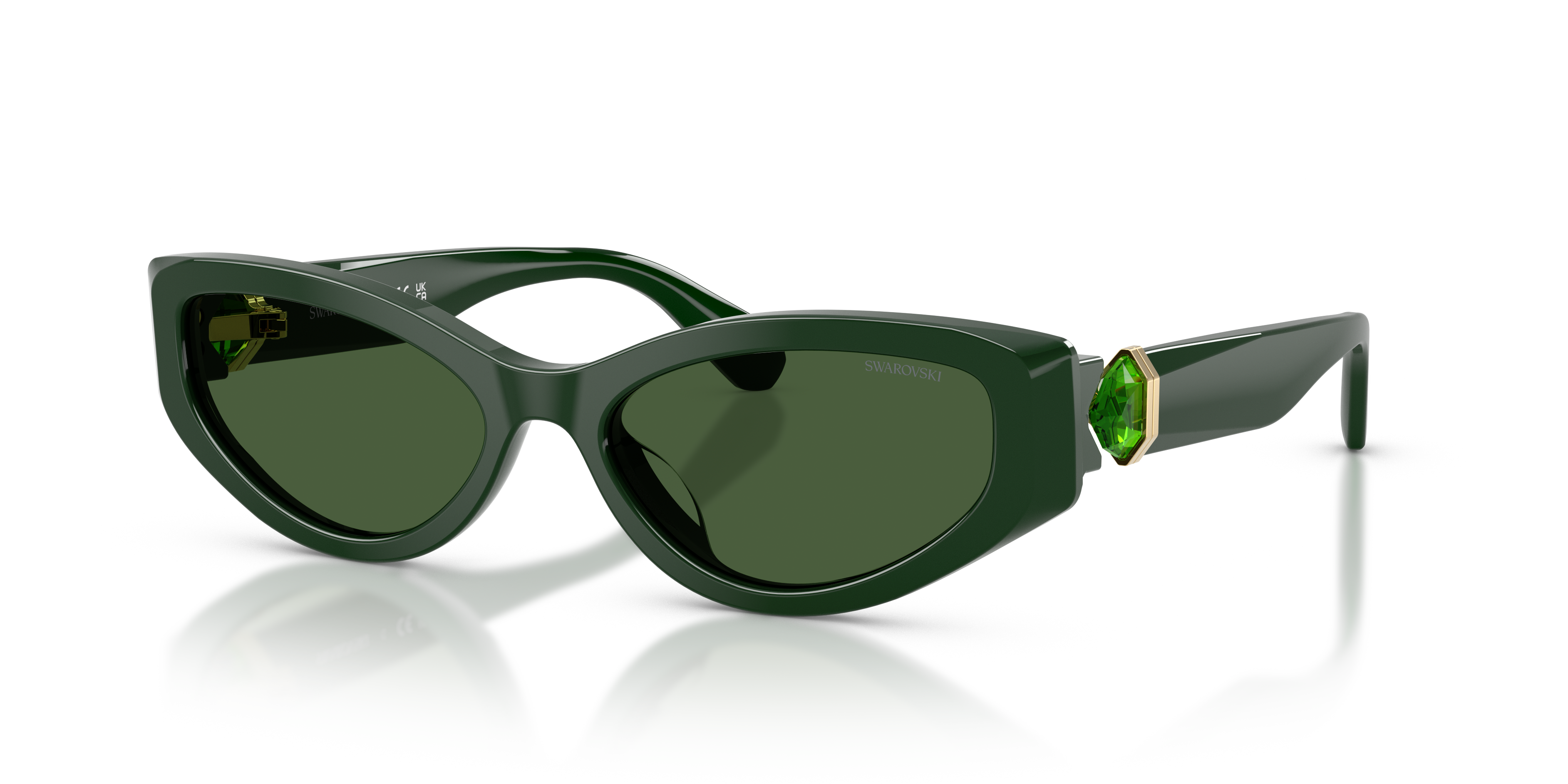 Swarovski SK6045U S (55 - 17) with Green lenses and Green frame