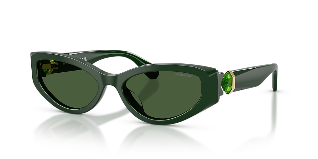Swarovski SK6045U S (55 - 17) with Green lenses and Green frame