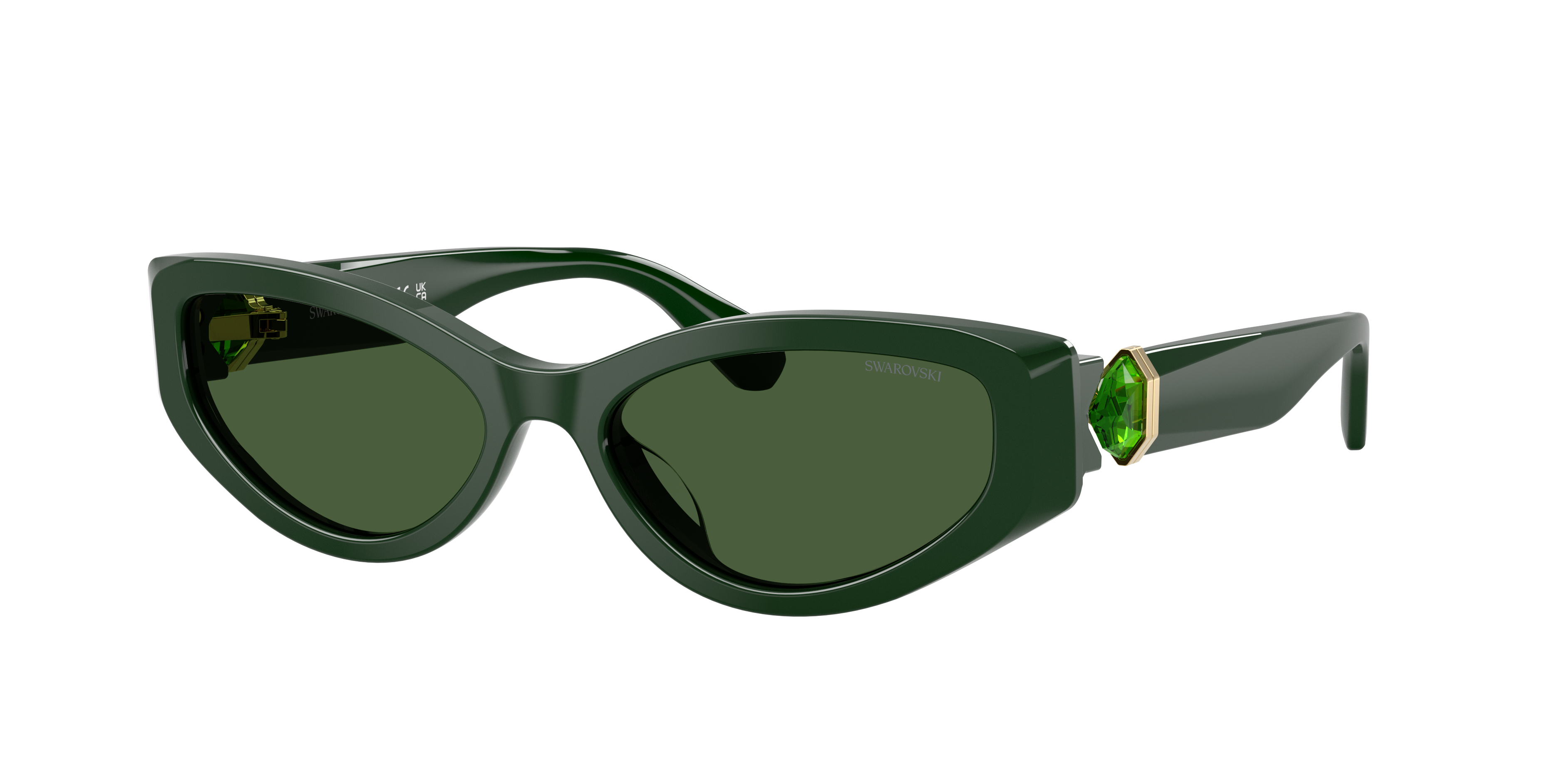 Swarovski SK6045U S (55 - 17) with Green lenses and Green frame