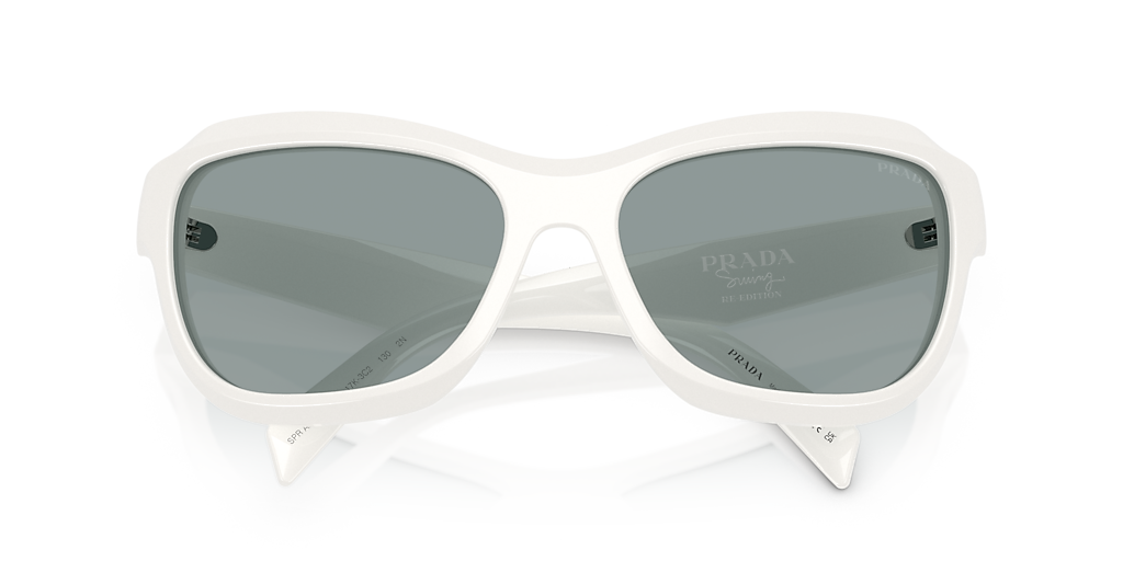 Prada PR A27S L (62 - 17) with Grey lenses and White frame