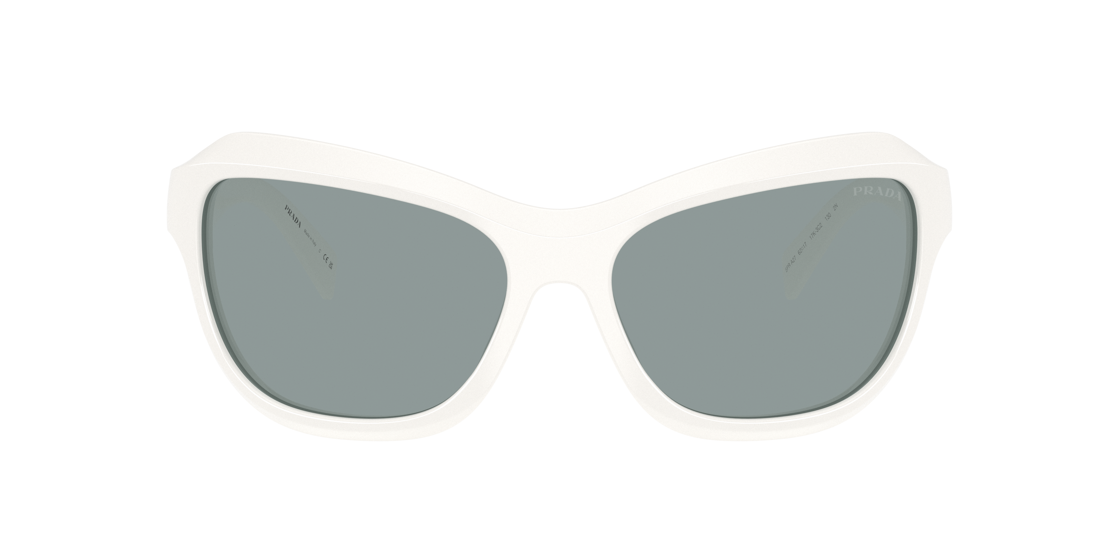 Prada PR A27S L (62 - 17) with Grey lenses and White frame