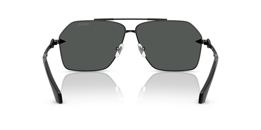 Versace VE2284 XXL (63 - 10) with Grey lenses and Black frame