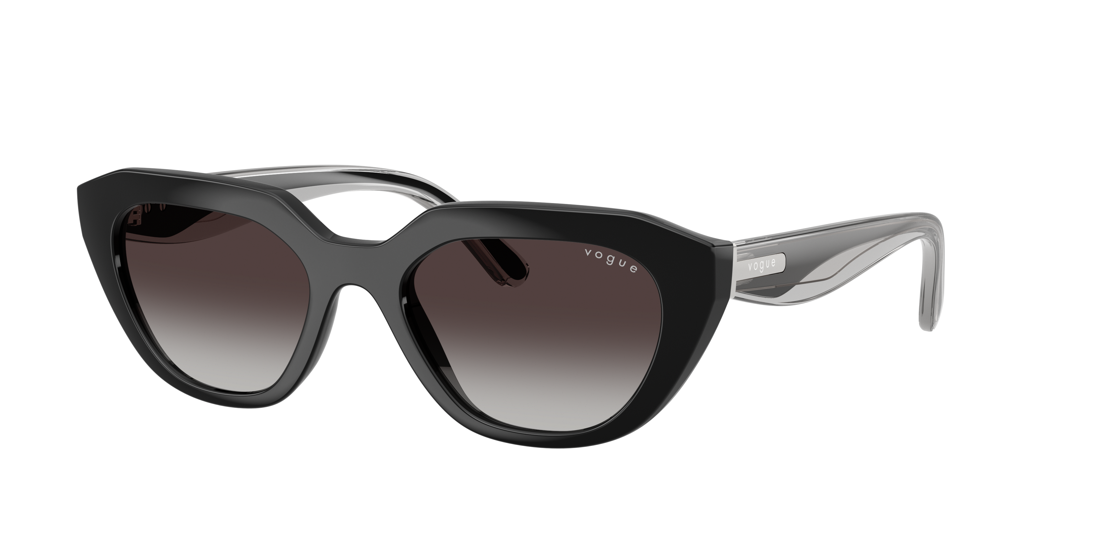 Vogue Eyewear Woman Sunglass VO5711S -  Frame color: Black, Lens color: Grey Gradient