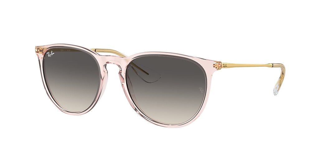 Ray Ban Rb4171 Ray-Ban RB4171 Erika Classic 54 Grey & Transparent Pink Sunglasses ...